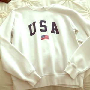 USA Brandy Melville Crewneck Sweatshirt. Size S.